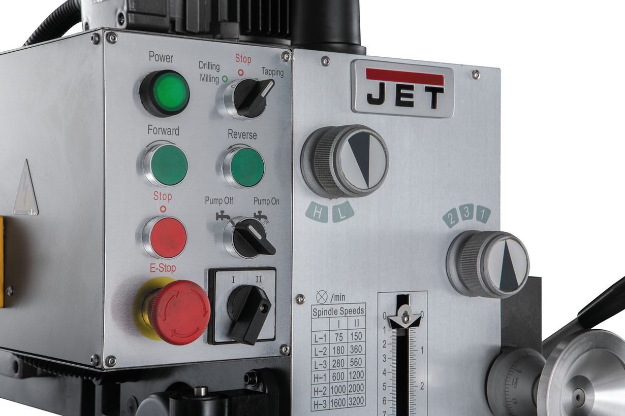 JET JMD-40PFCT Редукторный сверлильный станок с крестовым столом