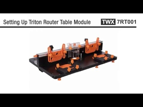Triton Router Table Module - Instructions